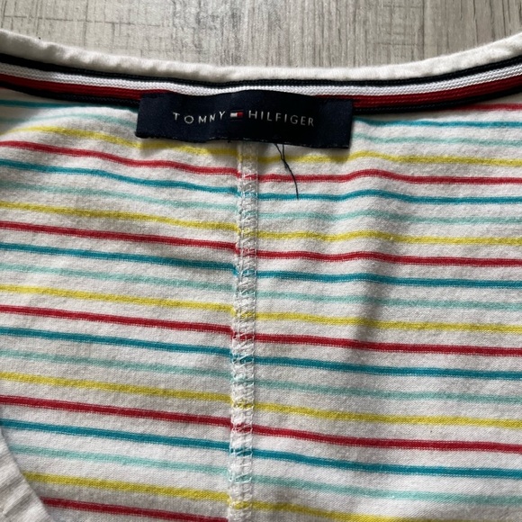 Tommy Hilfiger striped sleeveless maxi dress M - Picture 9 of 10